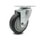 Service Caster 4 Inch Thermoplastic Rubber Wheel Swivel Top Plate Caster SCC-20S414-TPRB-TP3 - alternate 1